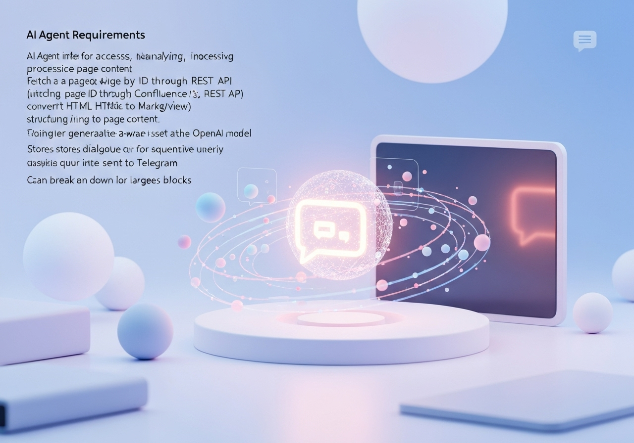 ИИ агент: Поиск и ответы по страницам Confluence в чате