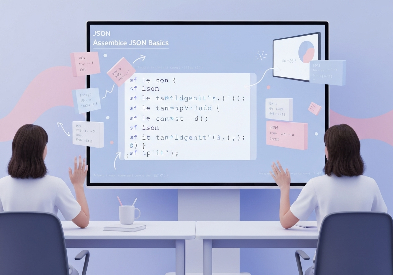 ИИ агент: Интерактивное обучение основам JSON для новичков