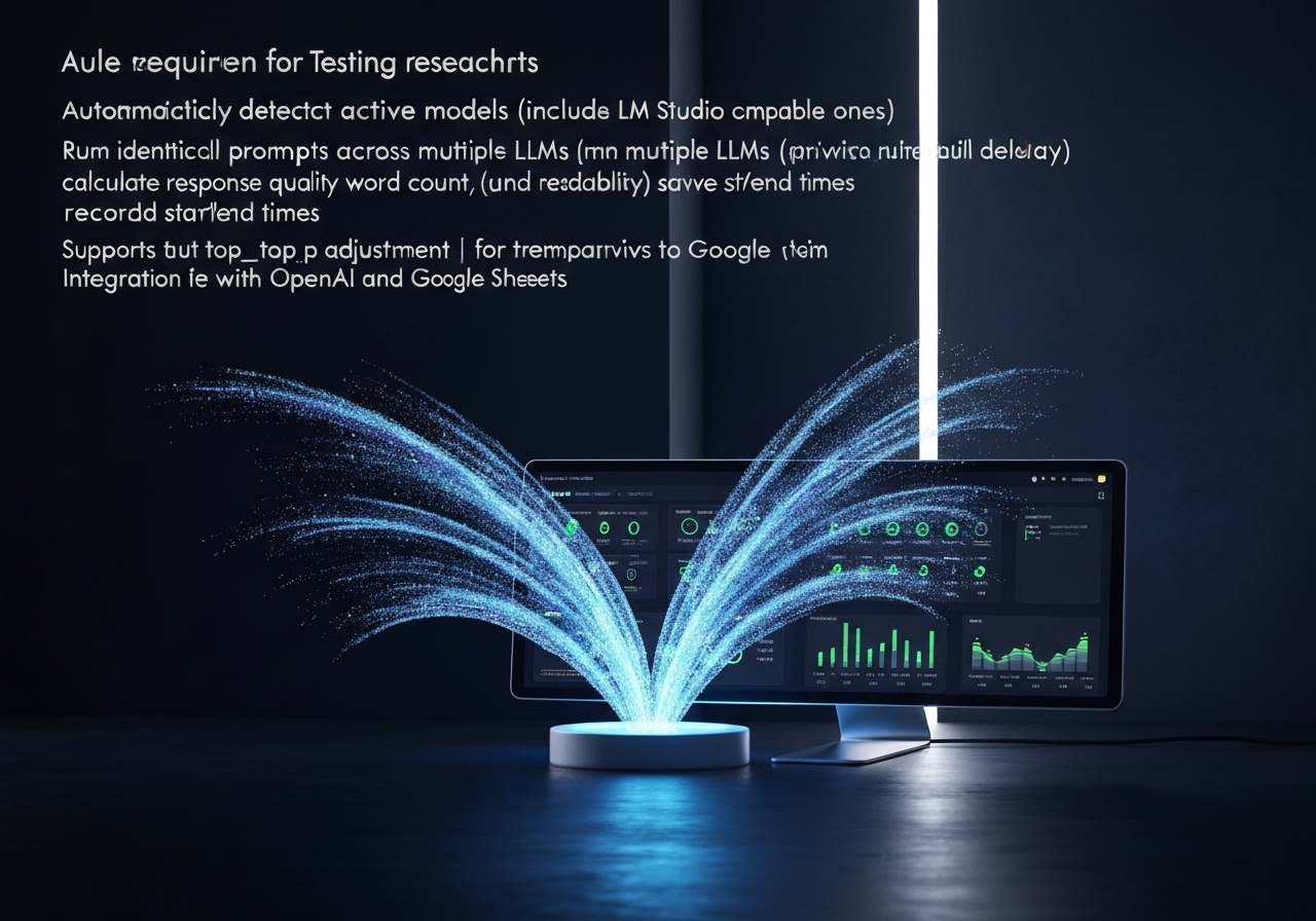 ИИ агент: Тестирование и сравнение LLM с трекингом производительности