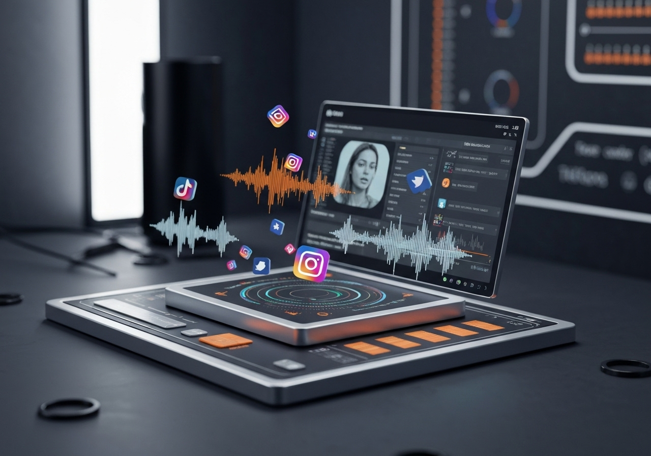 ИИ агент: Превращает подкасты в короткие клипы и публикует в соцсетях