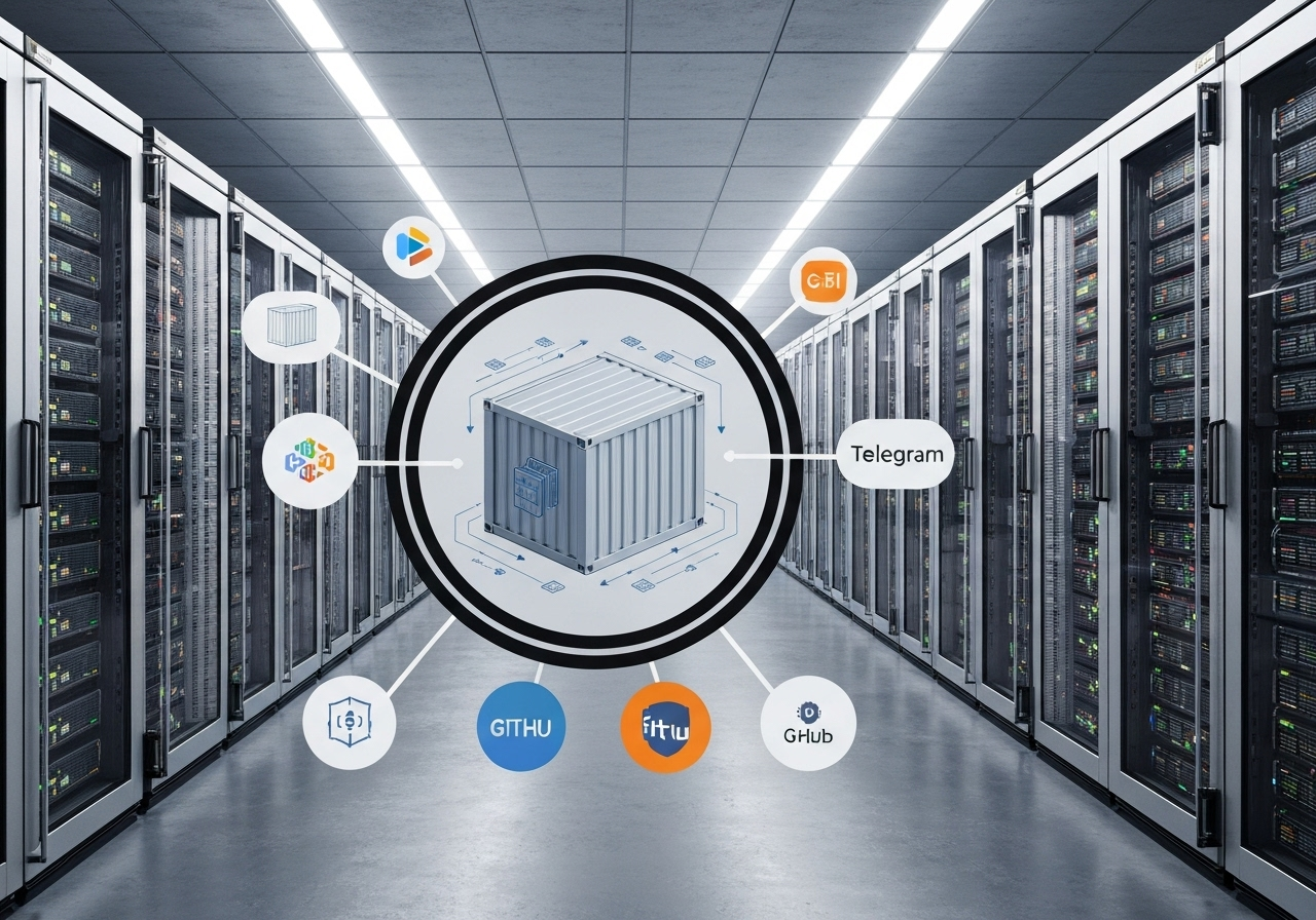 ИИ агент: Проверка и обновление Docker-сервиса с одобрением в Telegram