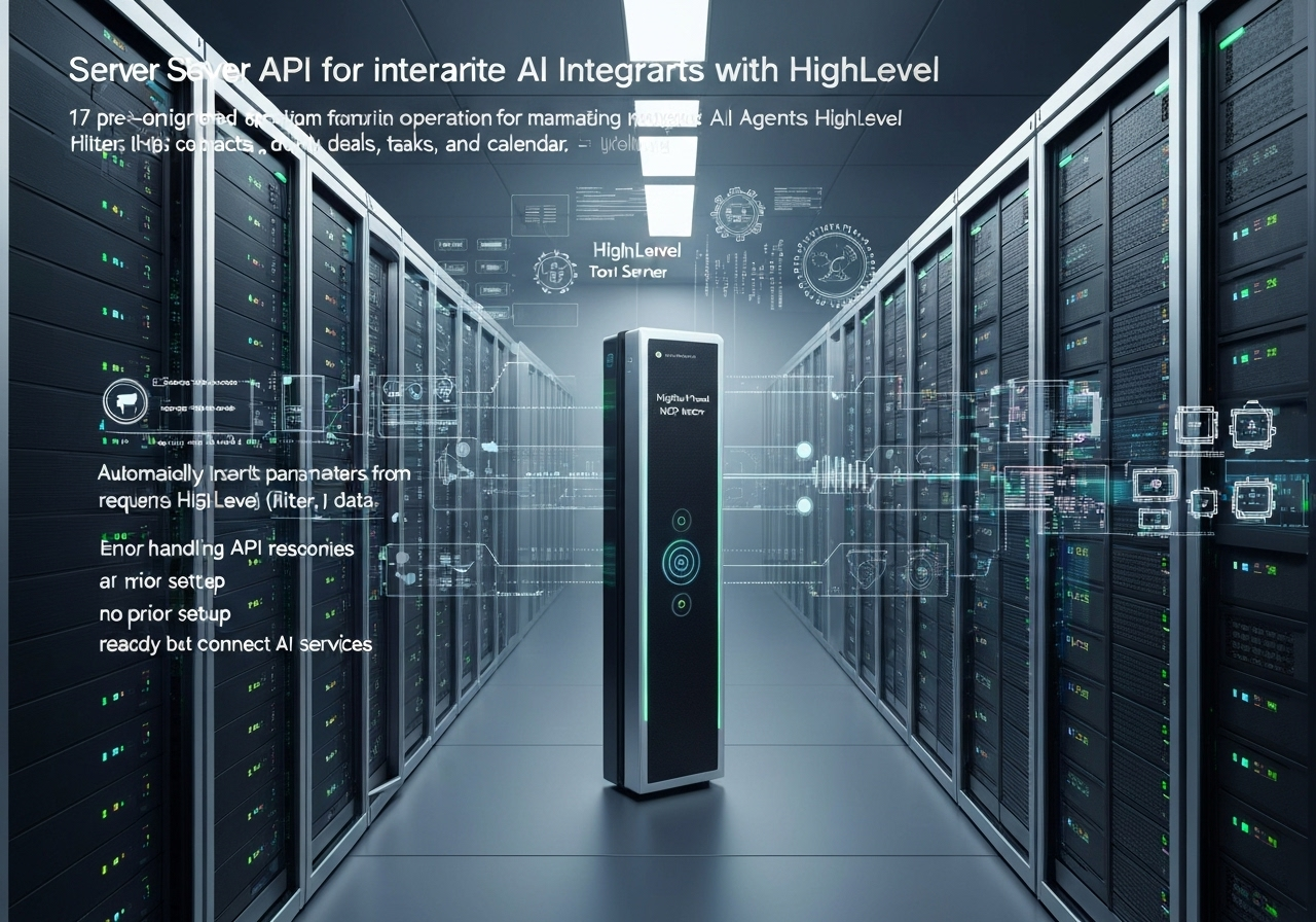ИИ агент: Доступ к всем операциям HighLevel для управления CRM