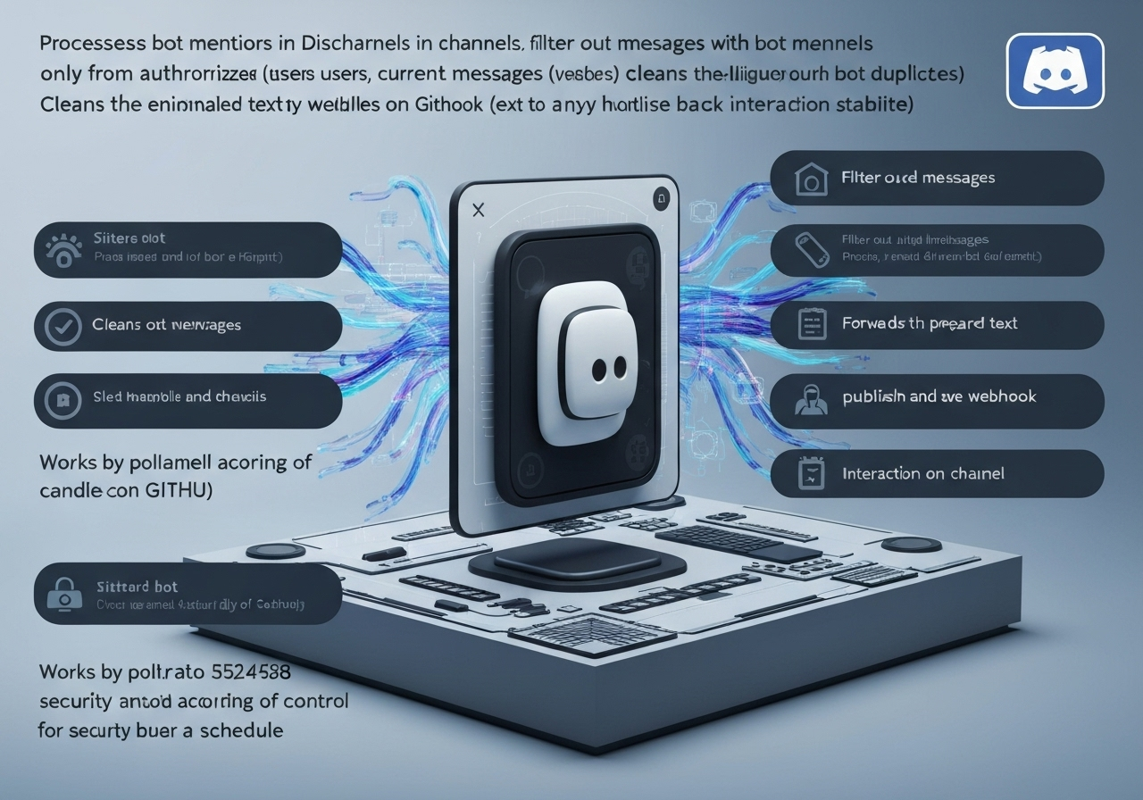 ИИ агент: Обработка упоминаний в Discord и ответы AI