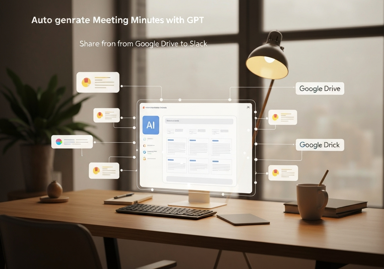 ИИ агент: Автоматическая генерация и рассылка протоколов встреч в Slack