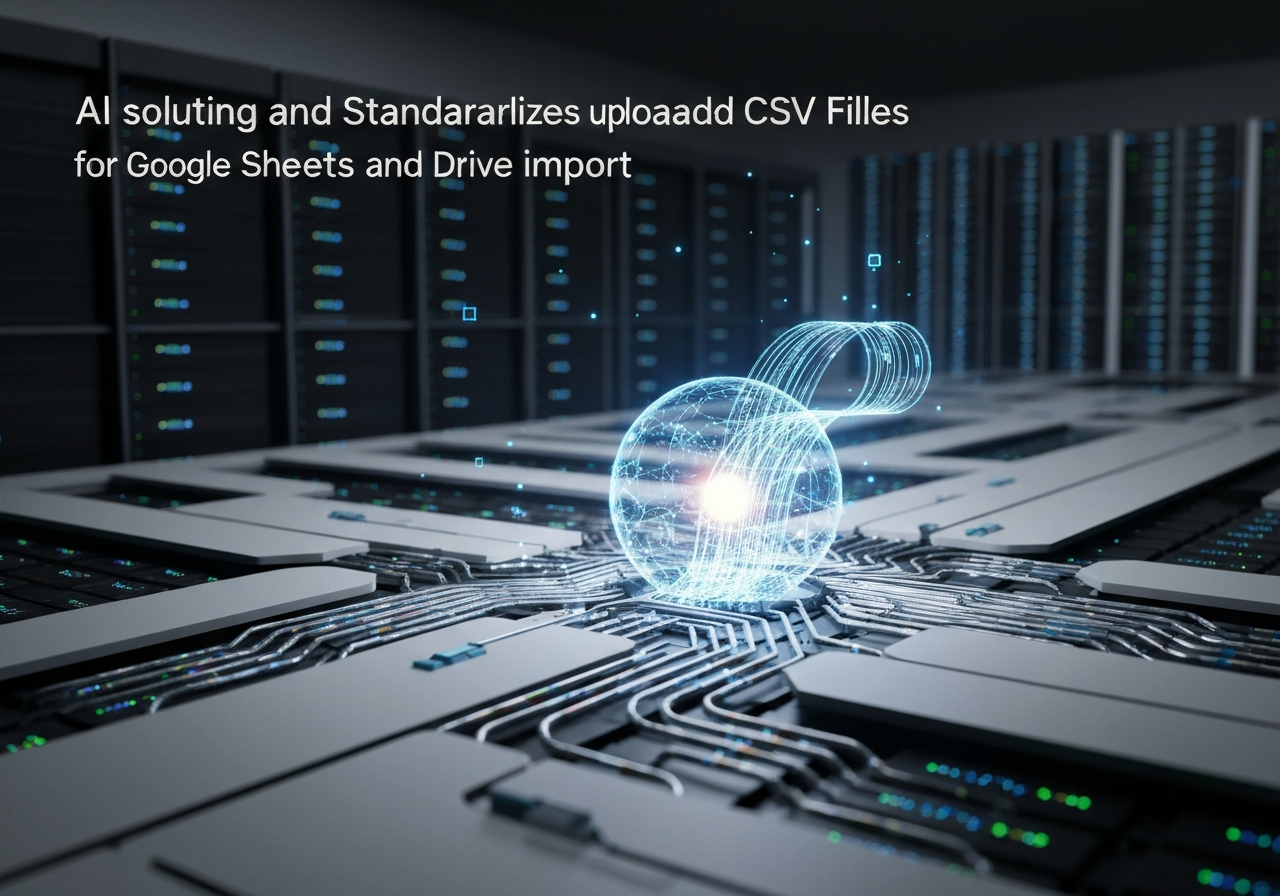 ИИ агент: Подготовка CSV к чистому импорту в Google Sheets и Drive