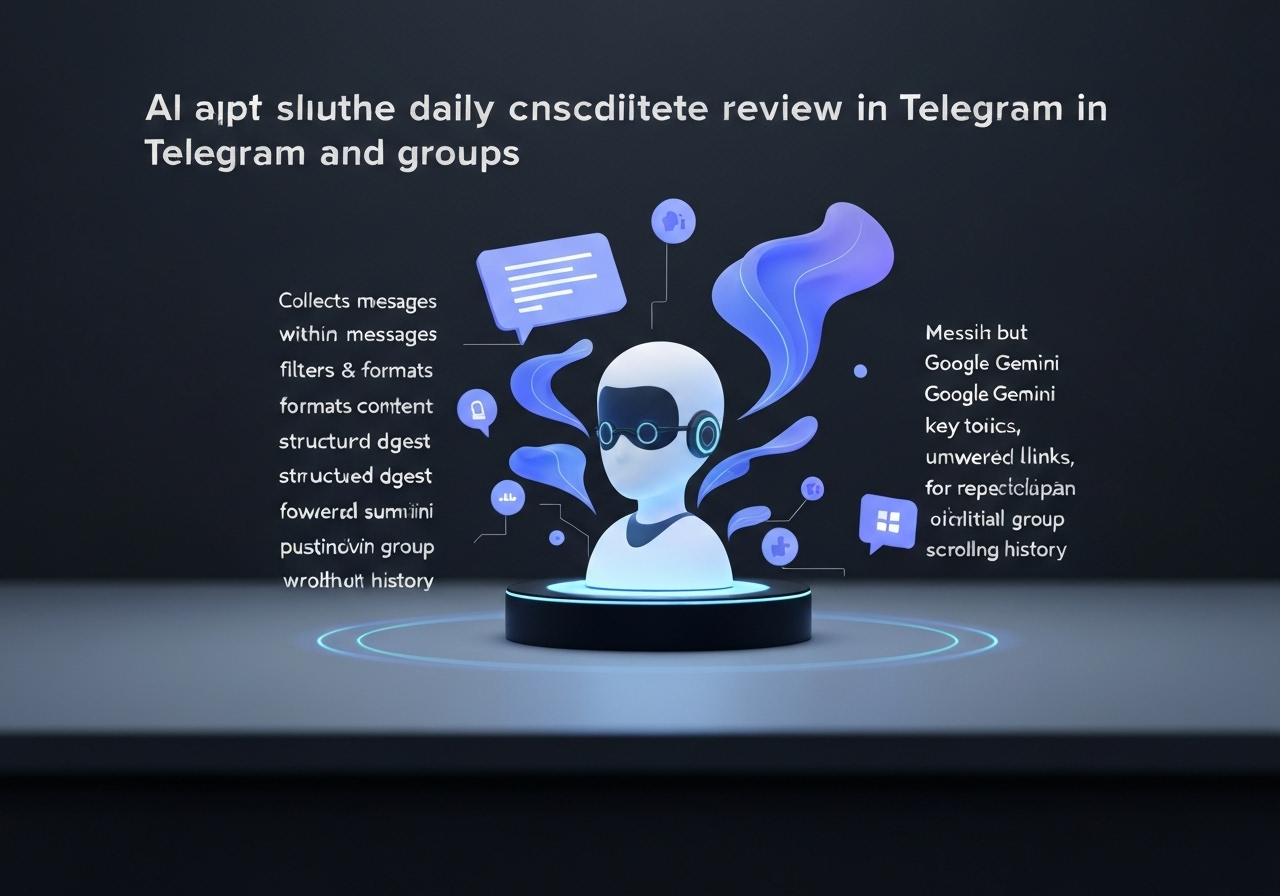 ИИ агент: Ежедневная сводка обсуждений для Telegram‑групп