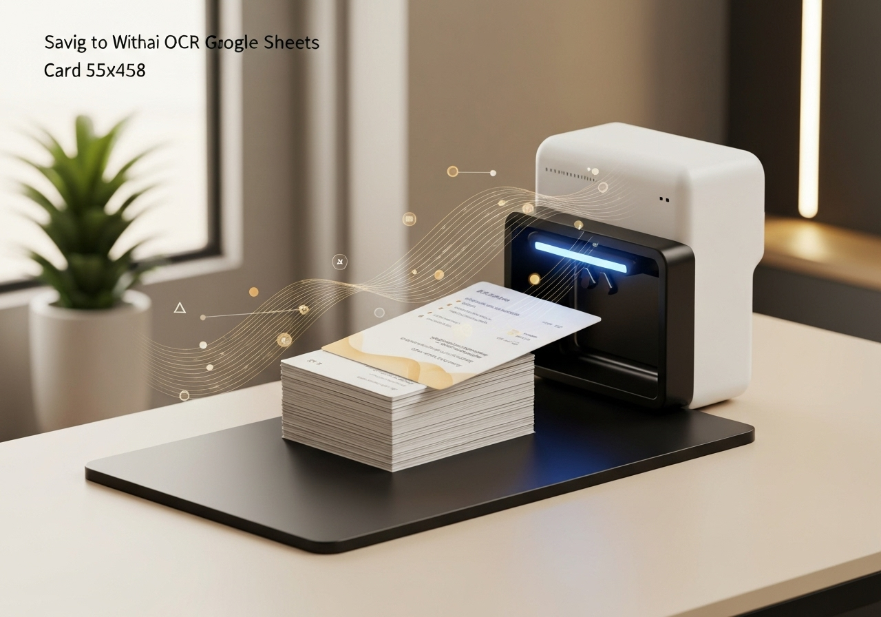 ИИ агент: Оцифровка визиток и экспорт контактов в CRM/Google Sheets