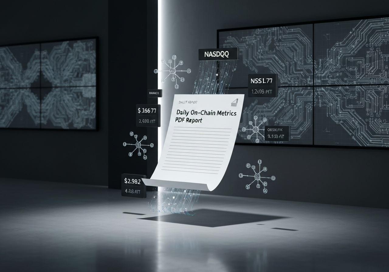 ИИ агент: Ежедневный отчет по on‑chain метрикам Биткоина