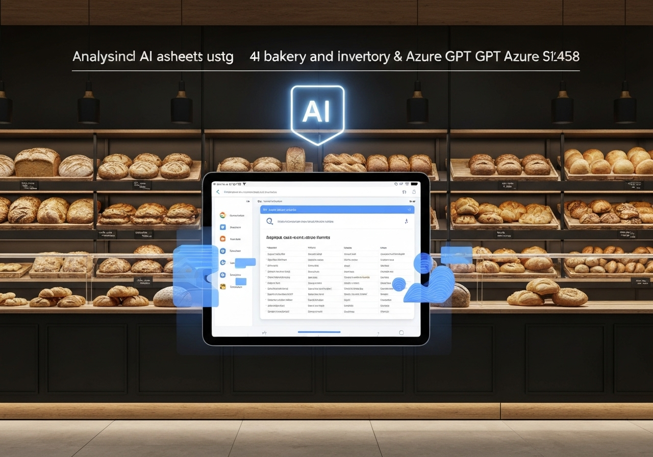 ИИ агент: Анализ продаж и остатков пекарни в чат‑интерфейсе