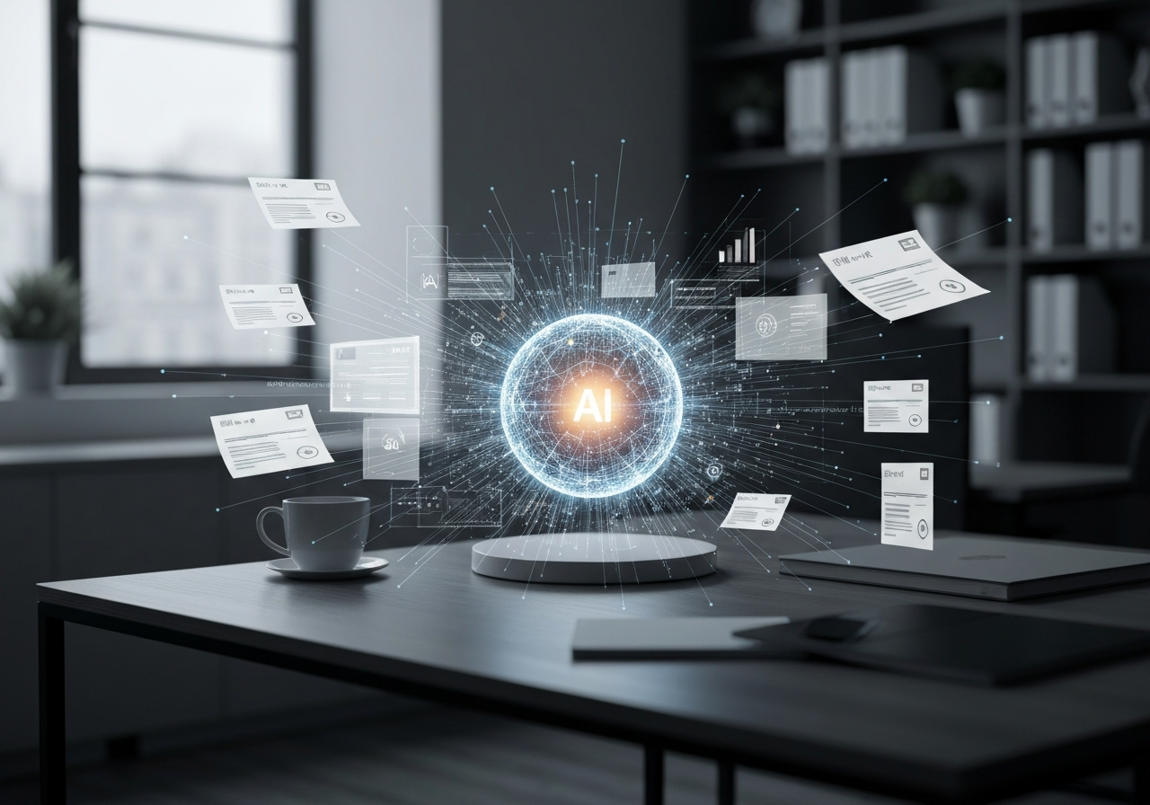 ИИ агент: Обработка PDF‑счетов с AI‑извлечением и структурированием файлов