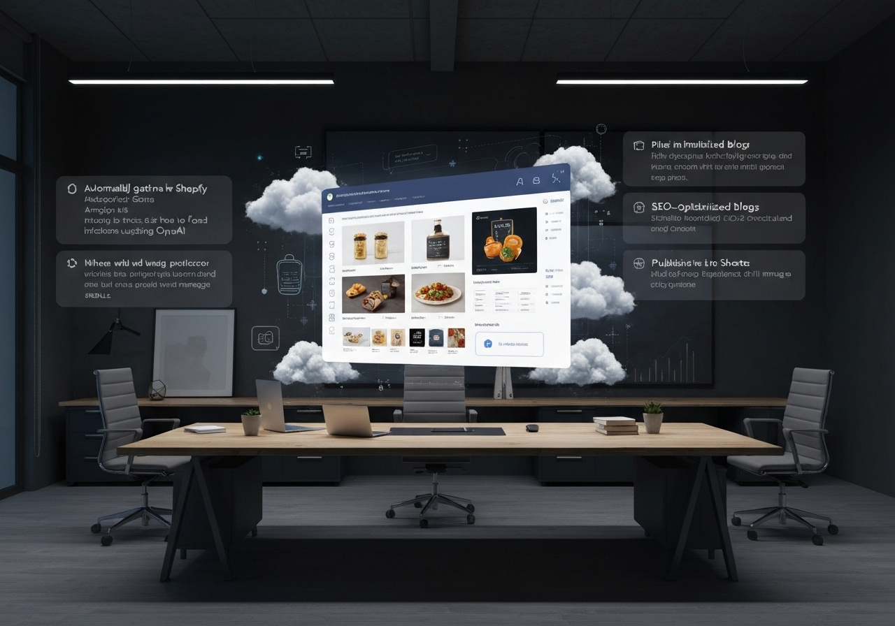 ИИ агент: Генерация SEO-блогов для товаров Shopify с анализом изображений