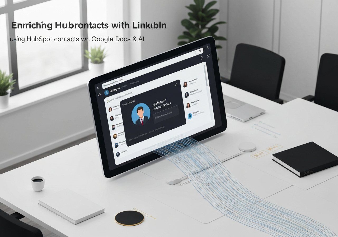 ИИ агент: Автообогащение контактов HubSpot ссылками и данными LinkedIn