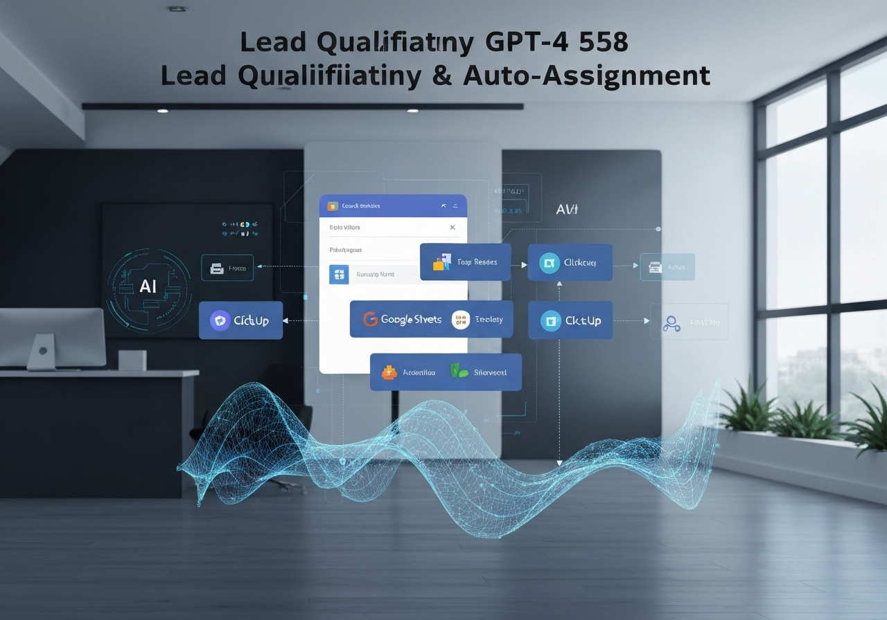 ИИ агент: Квалификация лидов и автопривязка задач в ClickUp