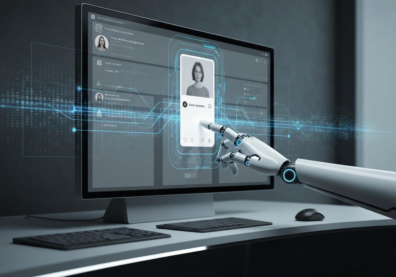 ИИ агент: Авто‑лайки для выбранных Instagram‑профилей