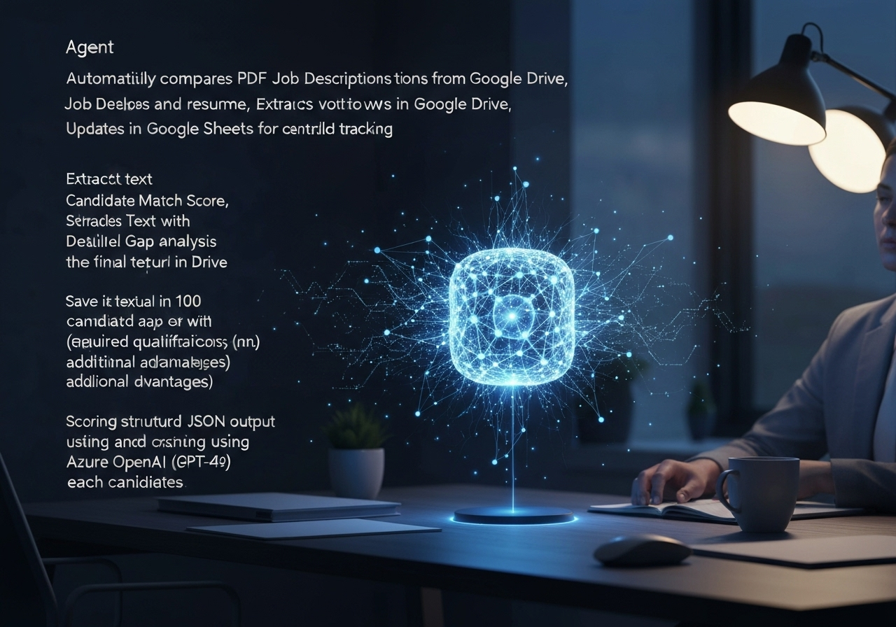 ИИ агент: Оценка соответствия кандидатов 0–100 с детальным разрыв‑анализом