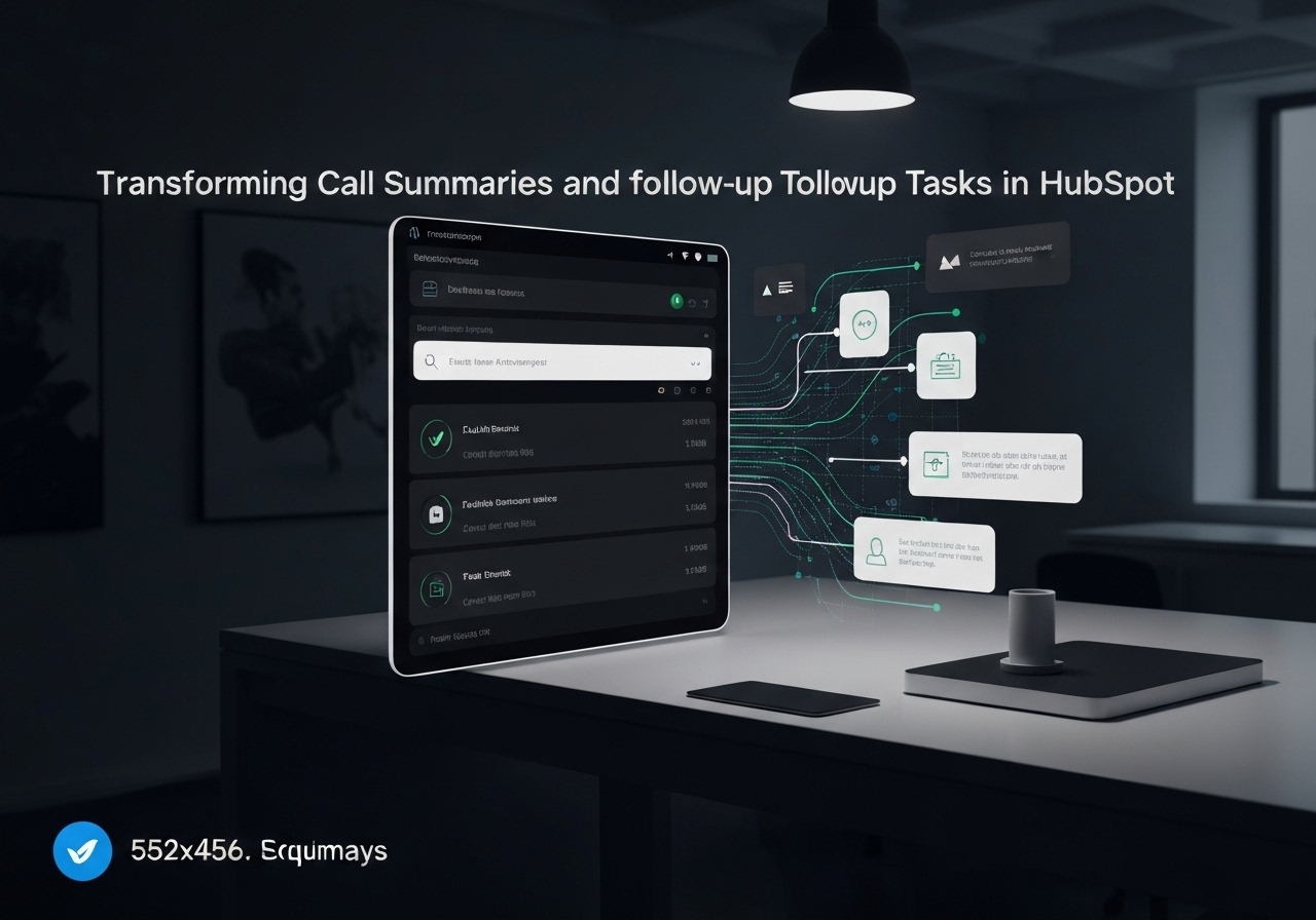 ИИ агент: Конспект звонка и создание задачи в HubSpot