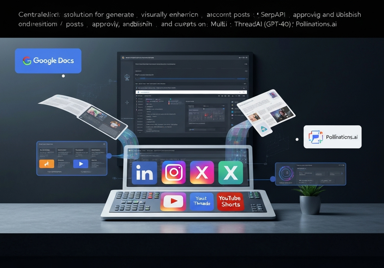 ИИ агент: Единая фабрика контента и публикации в соцсетях