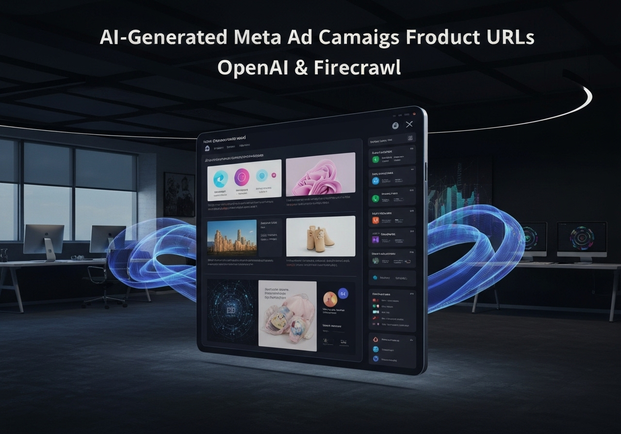 ИИ агент: Создает готовые Meta-рекламные кампании по URL товара