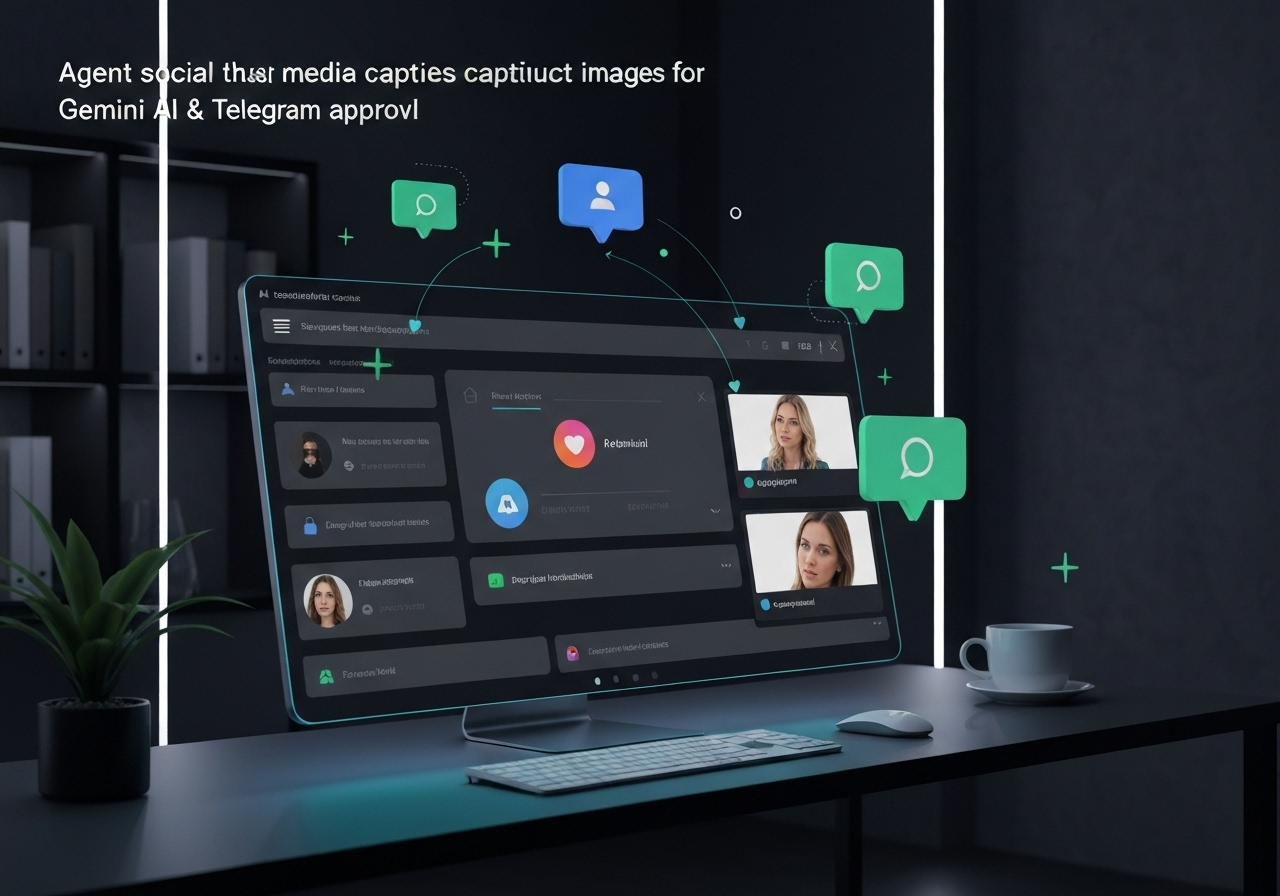 ИИ агент: Генерация подписей и публикация товаров с одобрением в Telegram