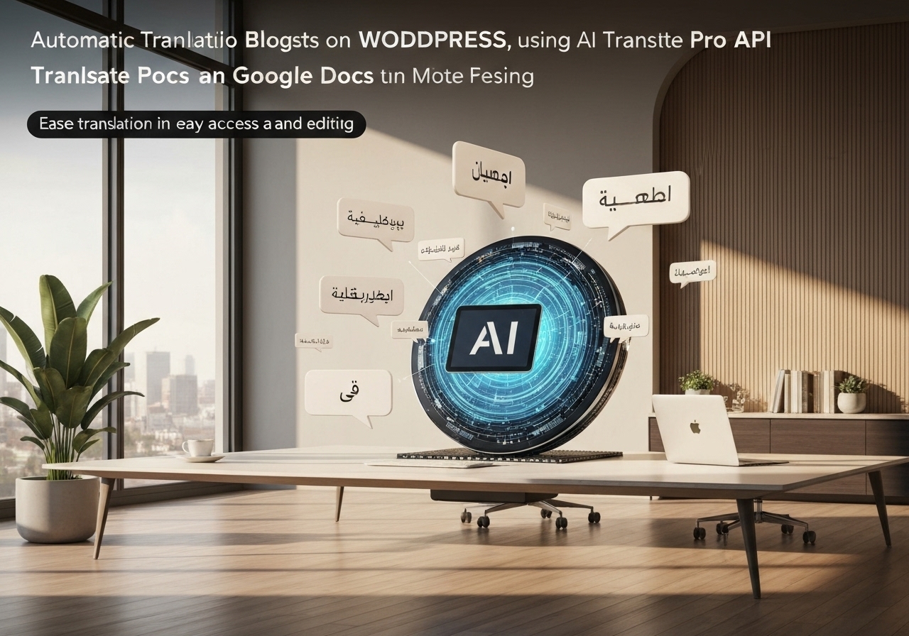 ИИ агент: Автоматический перевод постов WordPress с сохранением в Google Docs