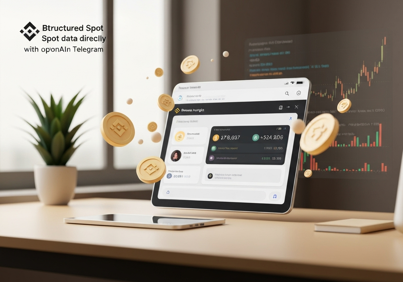 Мгновенные биржевые сводки Binance в Telegram