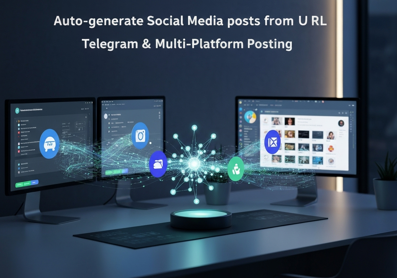 ИИ агент: Создаёт готовые посты из URL и публикует в соцсетях