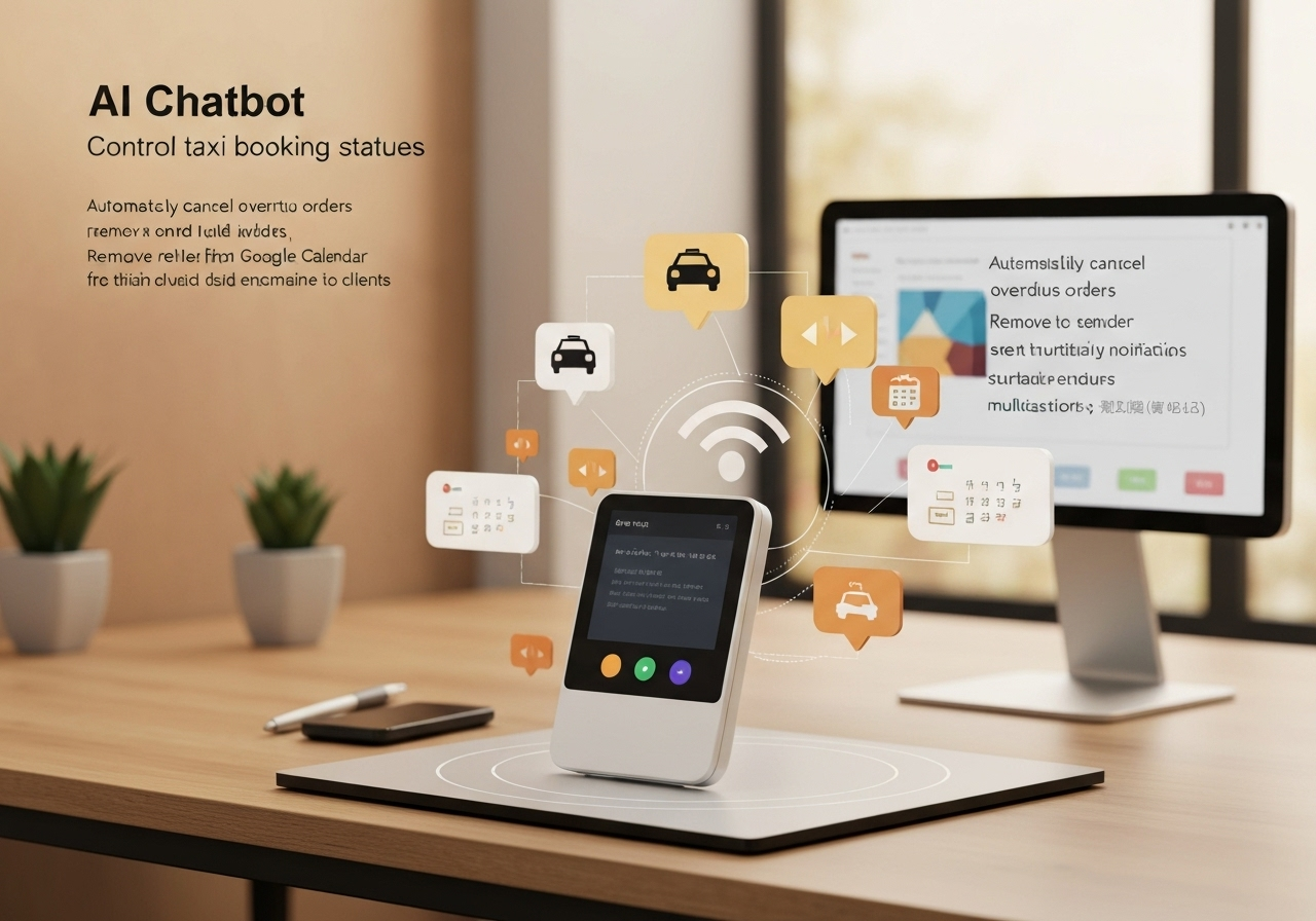 ИИ агент: Автоматическое управление статусами и поддержка такси-заказов