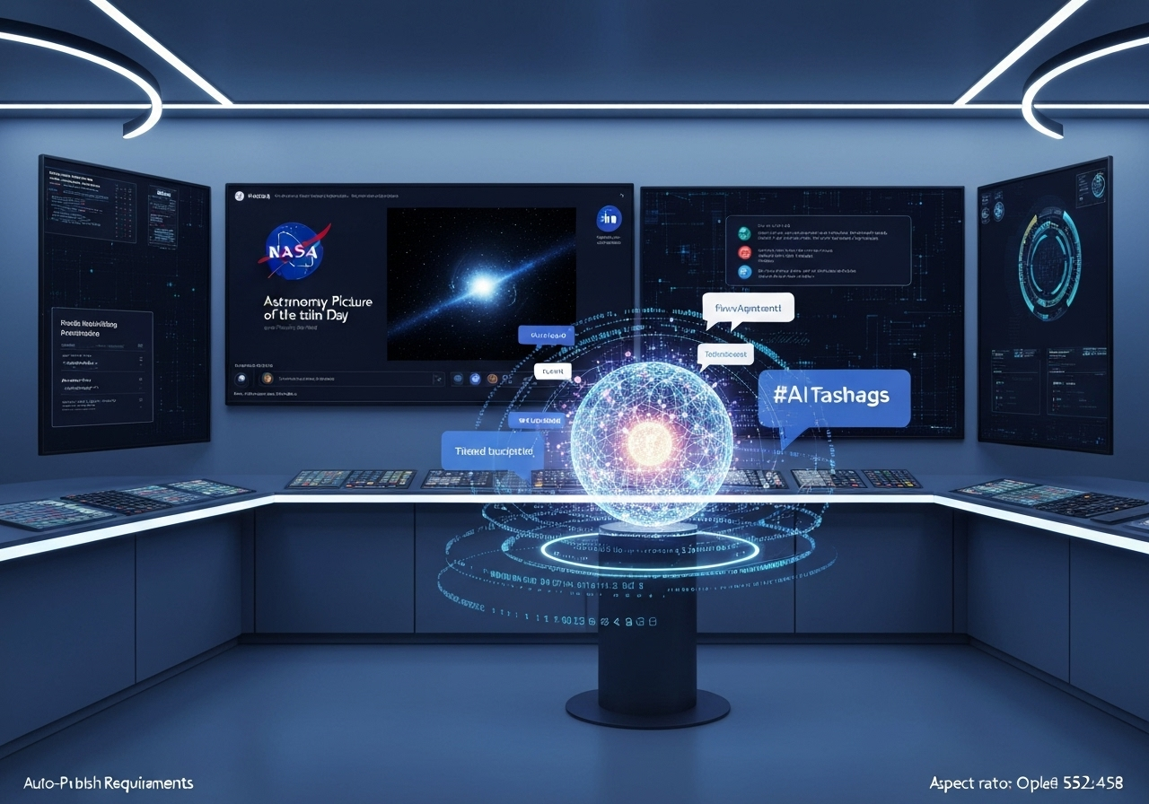 ИИ агент: Автоматическое создание и публикация NASA APOD на LinkedIn с переводом и хештегами