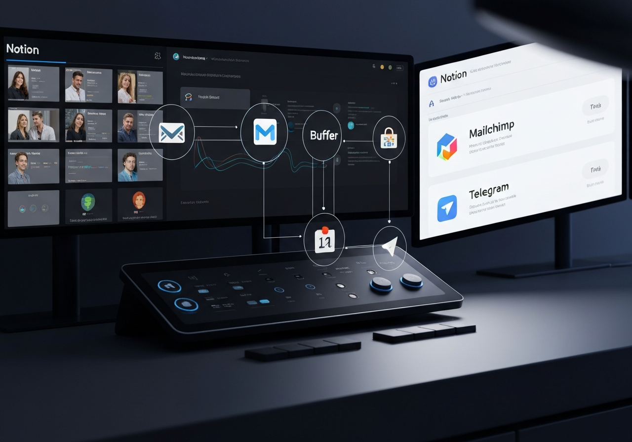 ИИ агент: Запуск продукта — рассылки, посты, календарь и командные оповещения