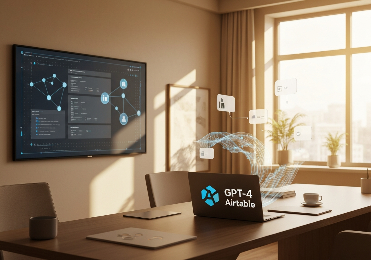 ИИ агент: Обогащение лидов CRM данными компаний из LinkedIn