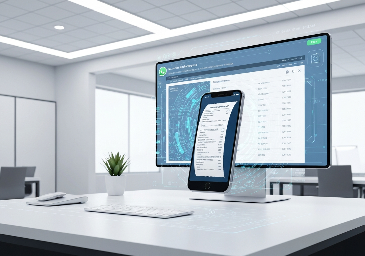 ИИ агент: Сканирование чеков в WhatsApp и ведение отчёта расходов