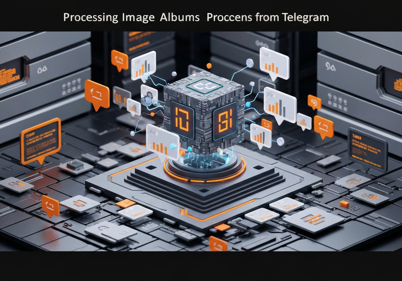 ИИ агент: Обработка альбомов изображений из Telegram и мультианализ