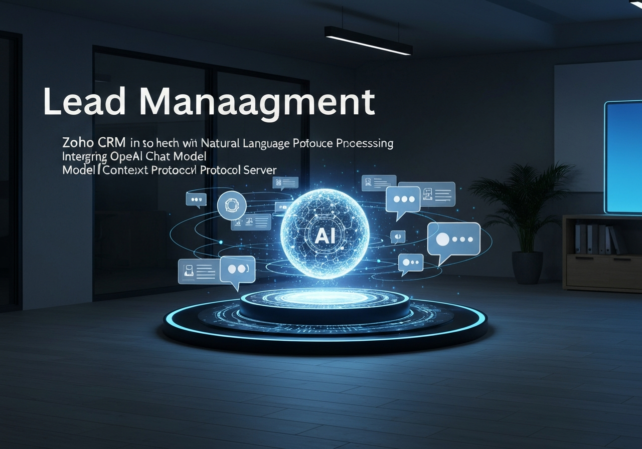 ИИ агент: Управление лидами в Zoho CRM через чат на базе OpenAI
