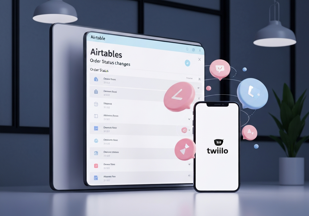 ИИ агент: SMS-оповещения при смене статуса заказа