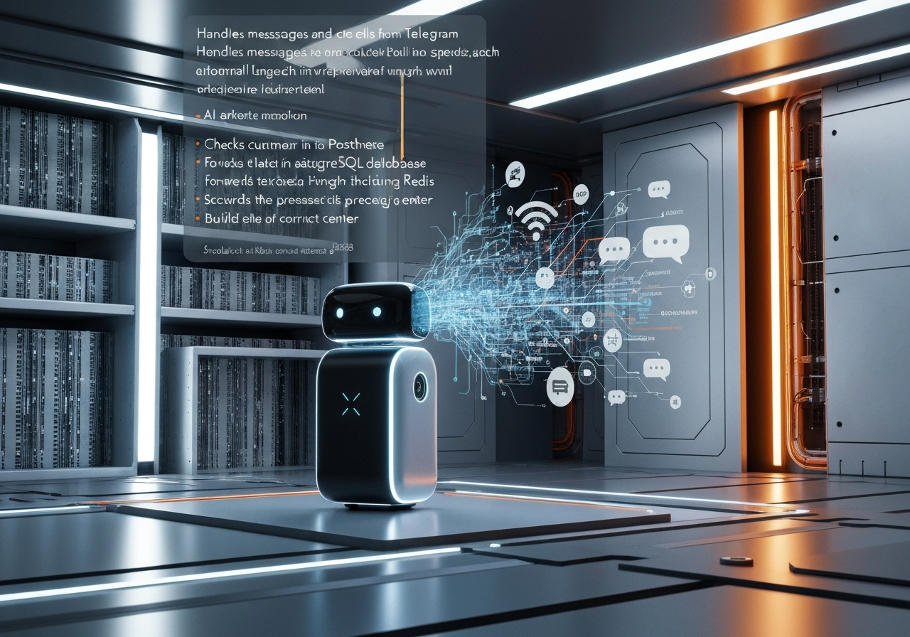 ИИ агент: Прием и обработка звонков из Telegram с голосовым вводом