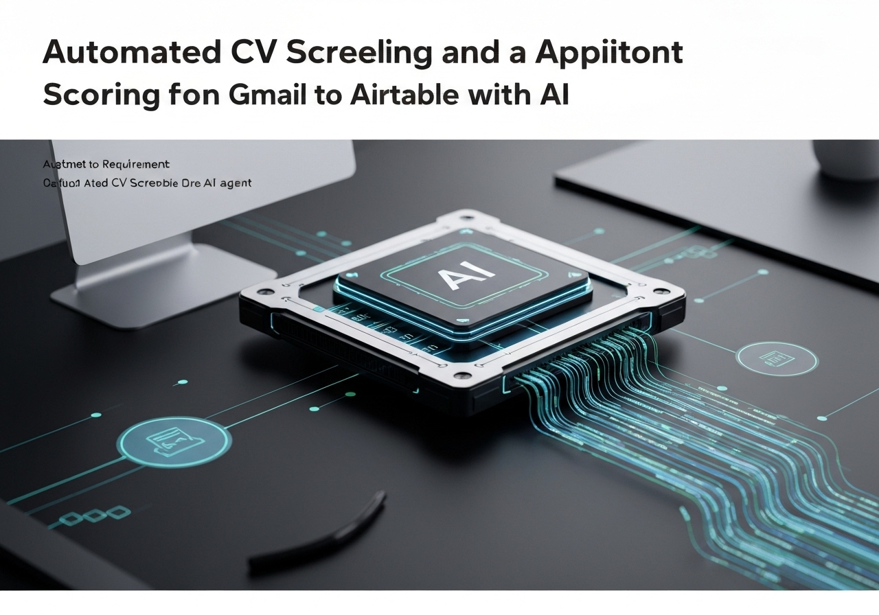 ИИ агент: Автоматический отбор и оценка резюме из Gmail с сохранением в Airtable