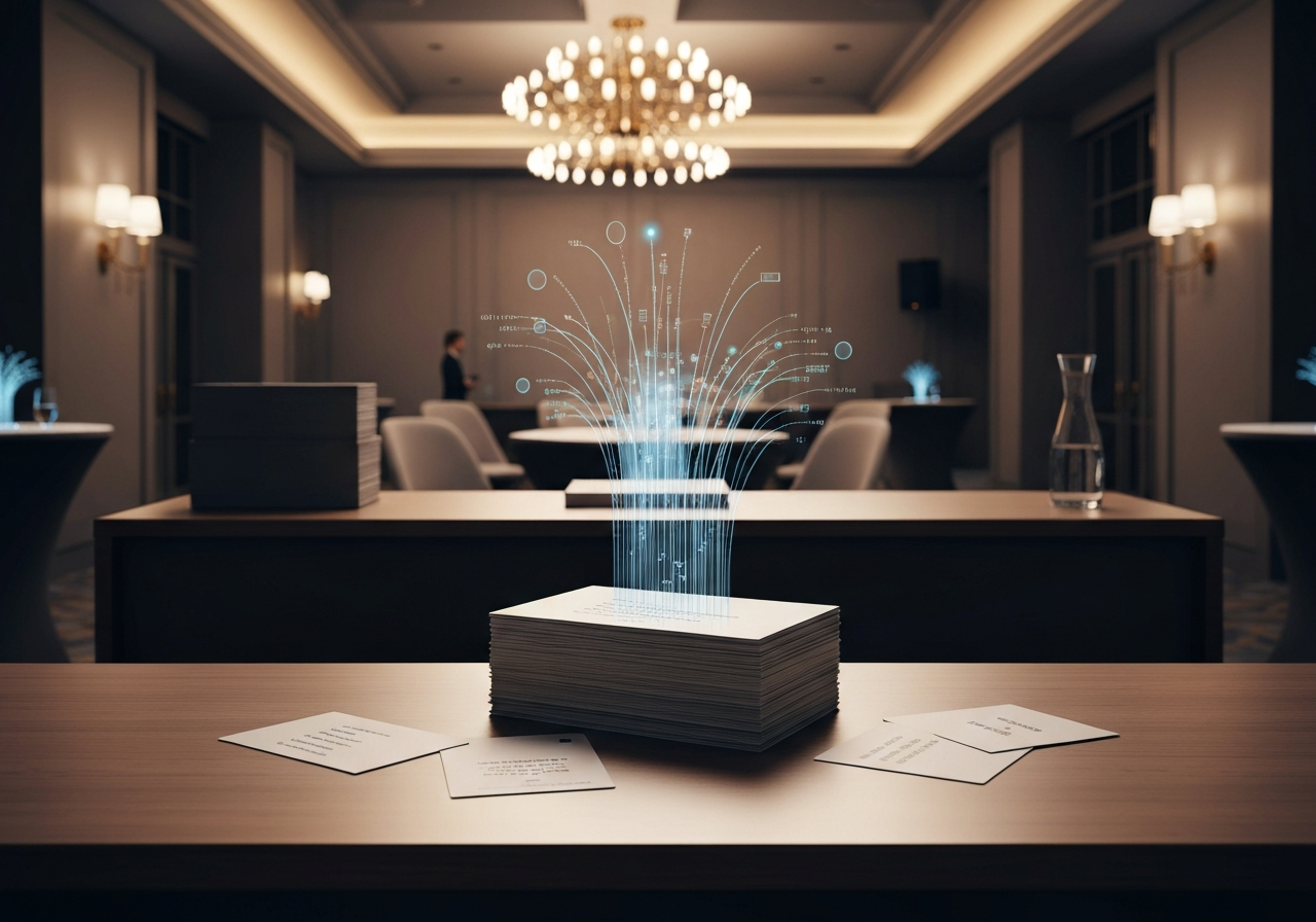 ИИ агент: Мгновенное превращение визиток в квалифицированные лиды