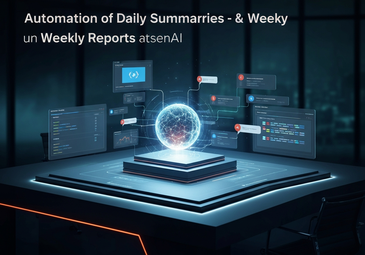 ИИ агент: Ежедневные EOD‑сводки и еженедельные отчёты для команды