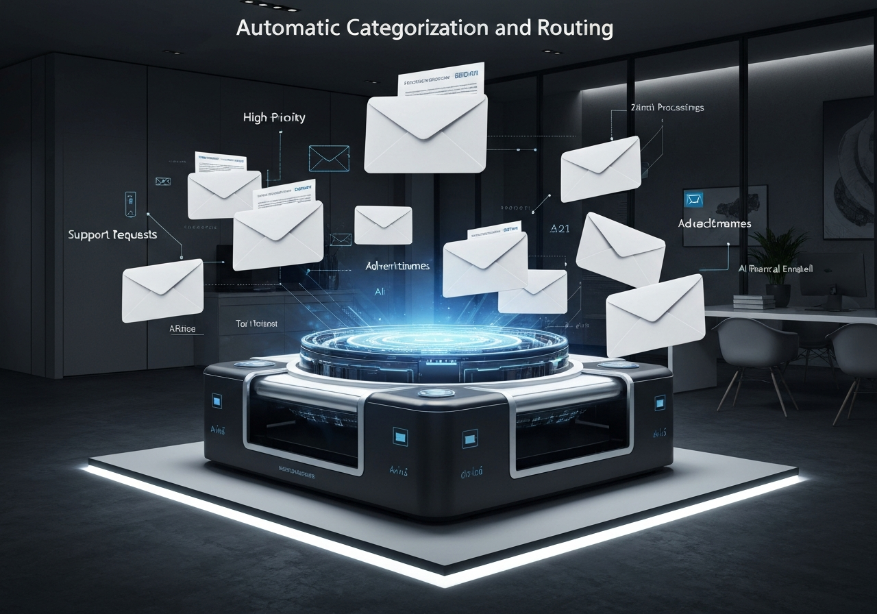 ИИ агент: Умная сортировка почты и оперативные командные оповещения для Outlook