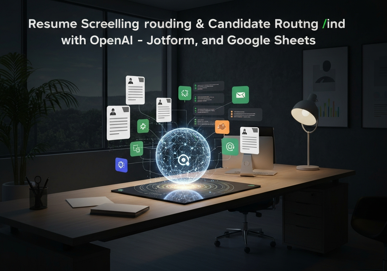 ИИ агент: Быстрый скрининг резюме и маршрутизация кандидатов