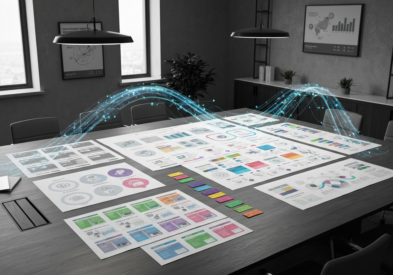ИИ агент: Стандартизация визуальных процессов с цветовой кодировкой для команд
