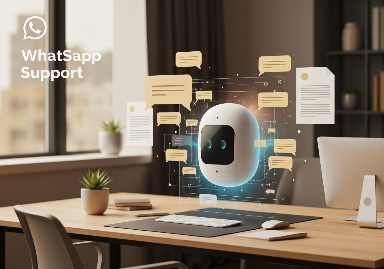 ИИ агент: Краткие ответы в WhatsApp на основе документов компании