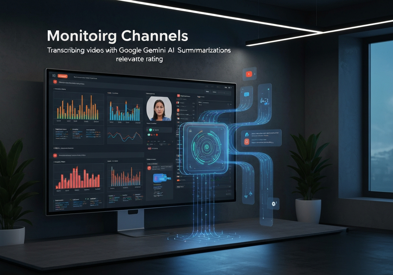 ИИ агент: Мониторинг YouTube с транскрипцией и релевантными сводками