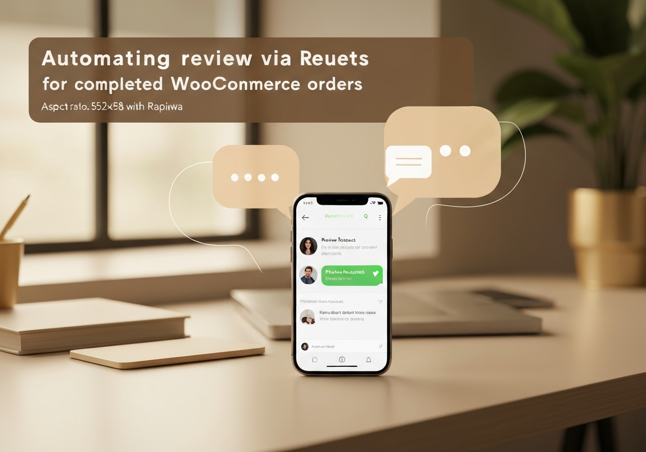 ИИ агент: Запросы отзывов в WhatsApp для завершённых заказов WooCommerce