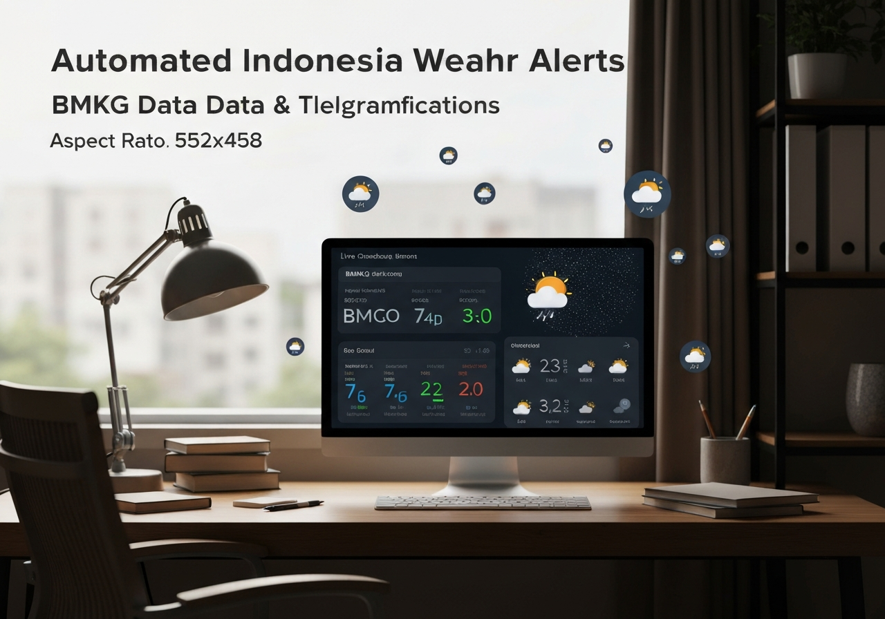 ИИ агент: Своевременные погодные оповещения для регионов Индонезии в Telegram