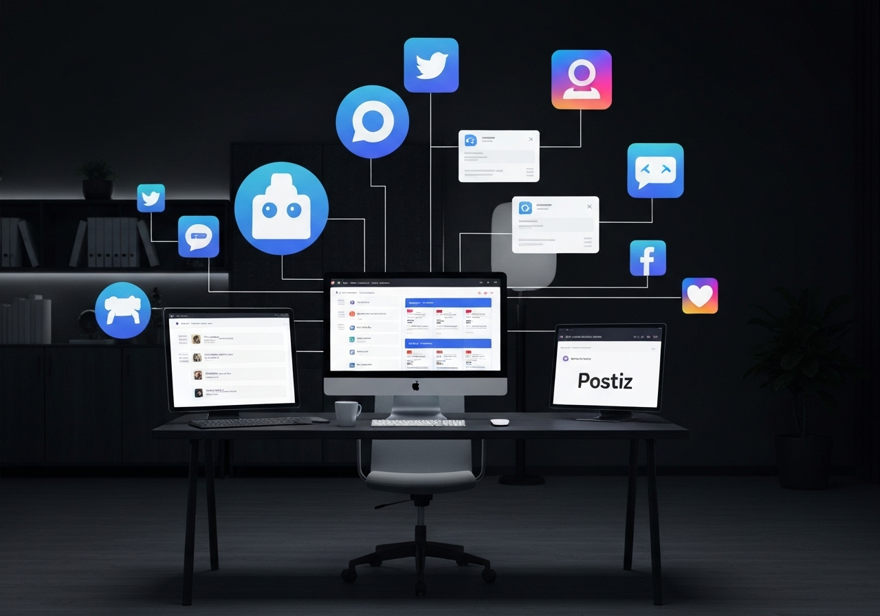 ИИ агент: Публикация контента в 25 соцсетях с управлением через Airtable