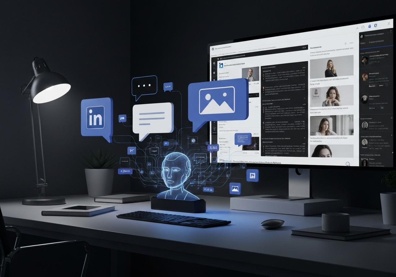 ИИ агент: Публикации в LinkedIn из Telegram с готовым текстом и изображением
