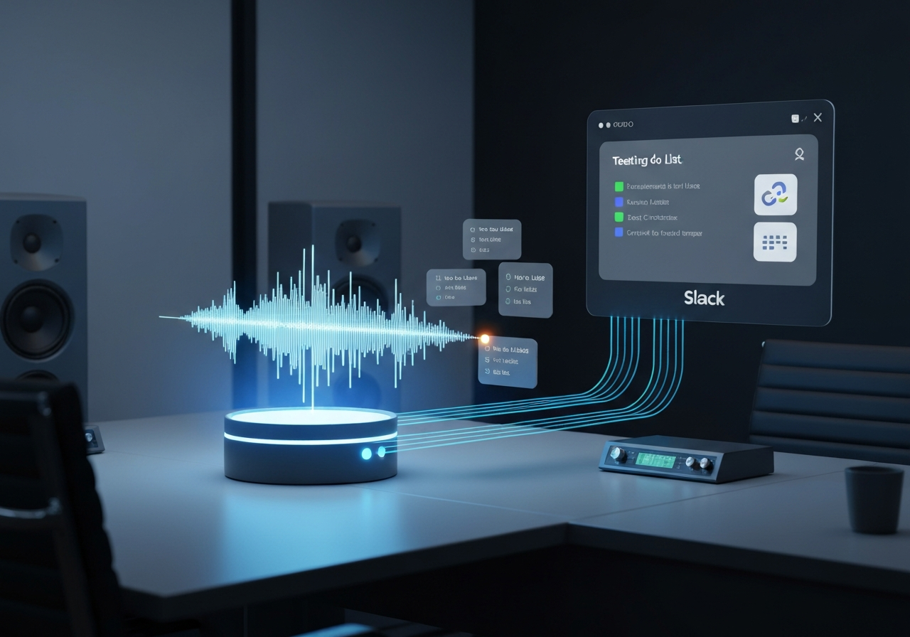 ИИ агент: Извлечение задач из аудиозаписей встреч