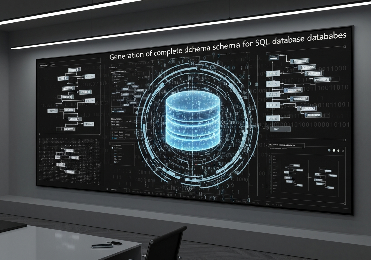 ИИ агент: Быстрая генерация готовых SQL‑схем и миграций