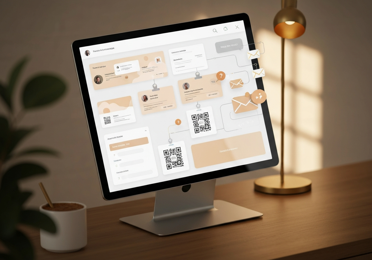 ИИ агент: Быстрое создание бейджей с QR и рассылкой участникам